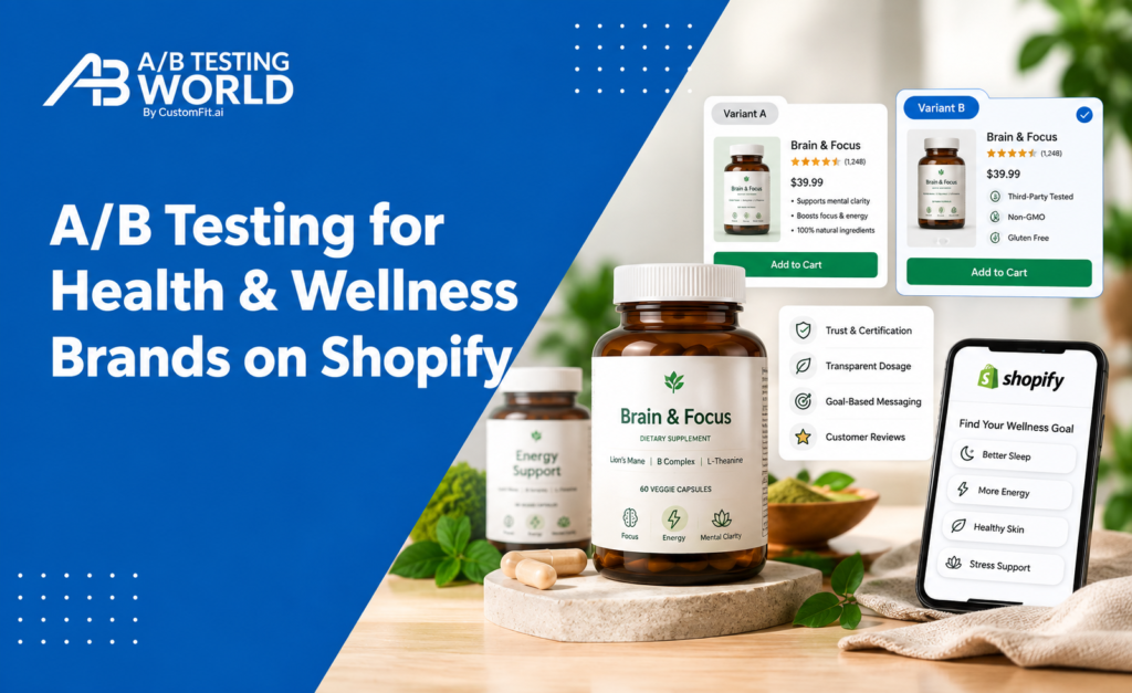/B Testing for Health & Wellness Brands on Shopify
