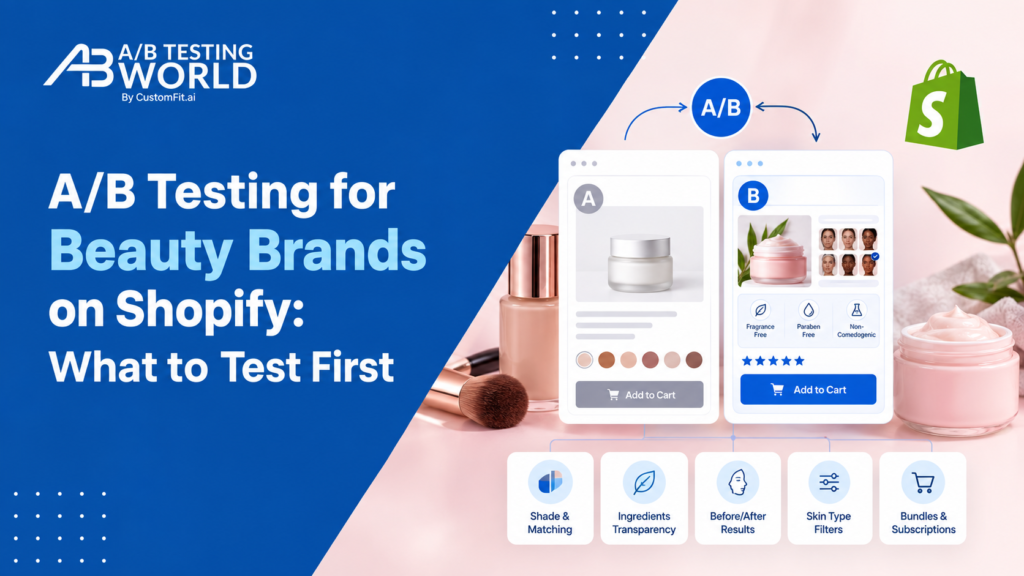 Shopify AB testing beauty brands