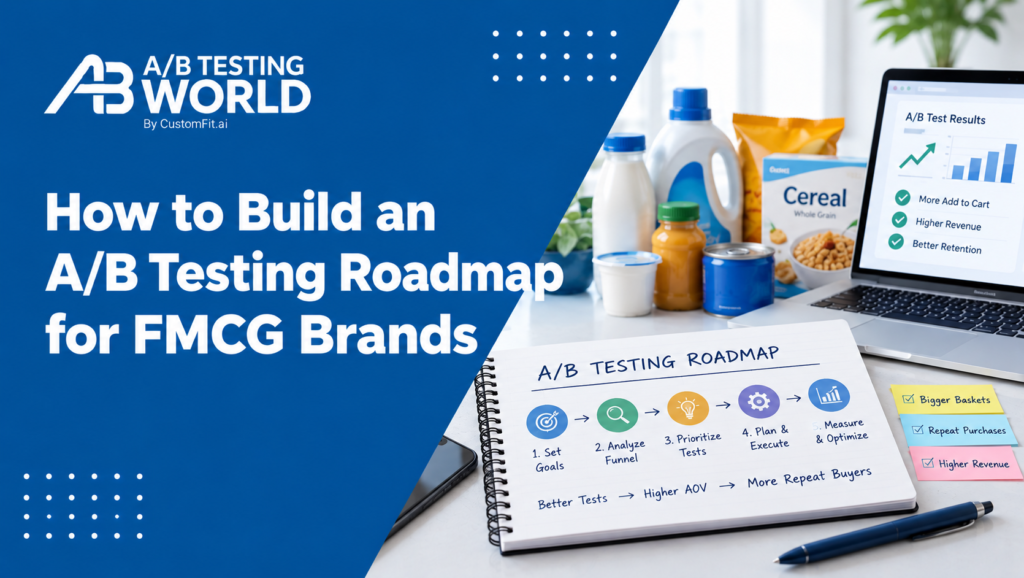 A/B testing roadmap FMCG brands