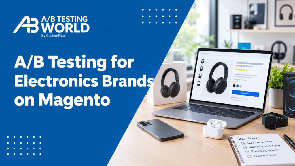 Magento A/B testing electronics