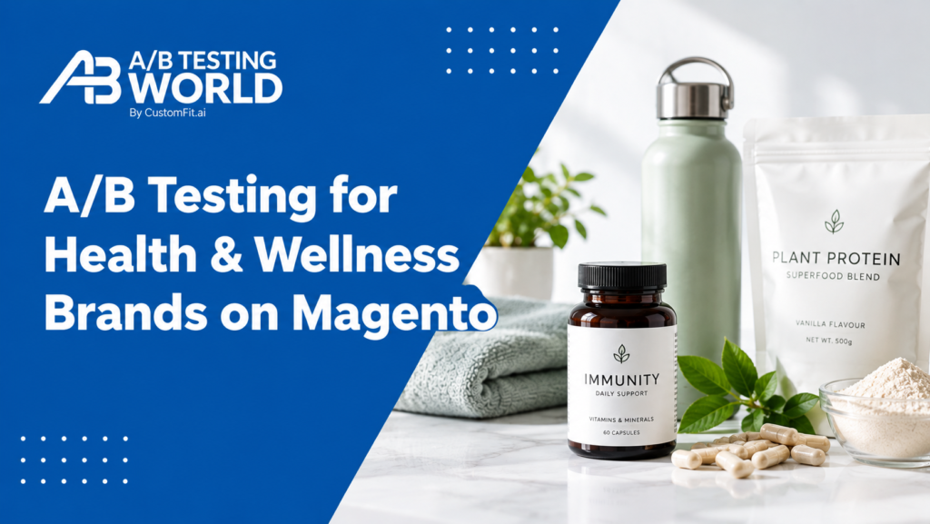Magento A/B testing health wellness